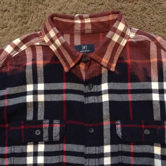 Custom design flannel shirt “Farm Fresh Eggs” Sz Large - Picture 6 of 16
